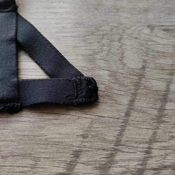 FREYA FANCIES PLUNGE BALCONY BBLACK LACE BRA STYLE AA1011  SIZE 32DDD - Picture 4 of 7